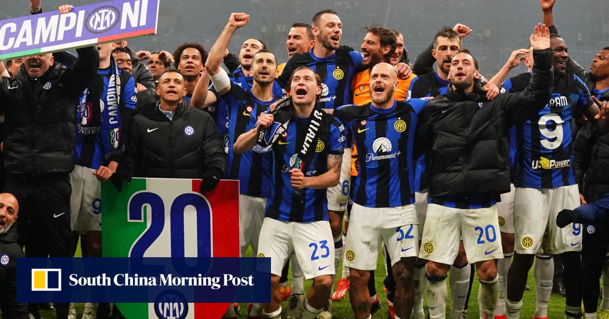 Pemilik Inter asal China mengawasi gelar bersejarah ke-20 dengan kemenangan derby Milan, memperkuat tempat sebagai kekuatan dominan Italia