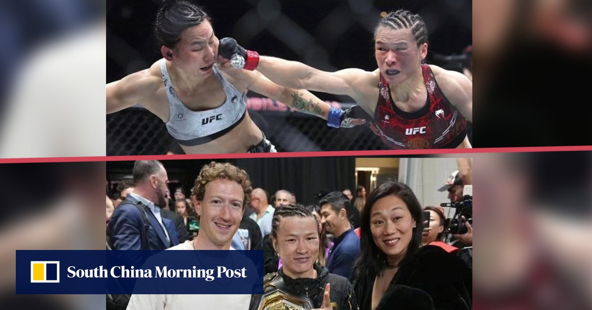 gantung Weili, juara UFC pertama China, salah satu petarung MMA wanita top dunia, Mark uckerberg dan istri adalah penggemar berat