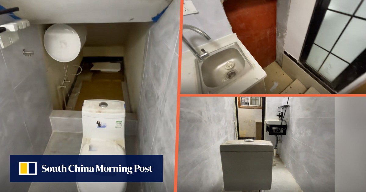 Flat Shanghai kecil seluas 53 kaki persegi dengan tempat tidur di belakang toilet seharga US $ 40 per bulan tersentak dengan cepat setelah iklan video di China